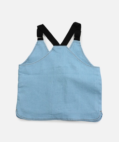 chil2（チルツー）の「ダンガリーベスト（ベスト・キッズ・ブルー/サックスブルー・120cm/160cm/140cm）」の11枚目の写真