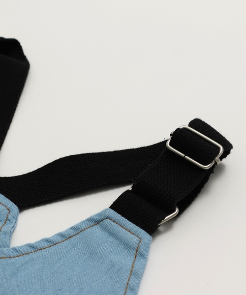 chil2（チルツー）の「ダンガリーベスト（ベスト・キッズ・ブルー/サックスブルー・120cm/160cm/140cm）」の12枚目の写真