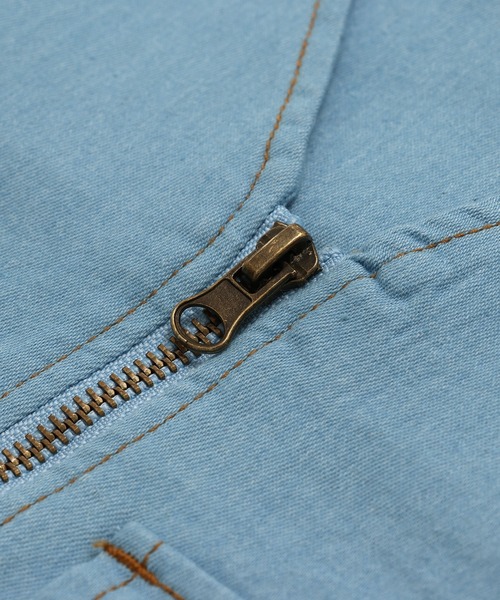 chil2（チルツー）の「ダンガリーベスト（ベスト・キッズ・ブルー/サックスブルー・120cm/160cm/140cm）」の13枚目の写真