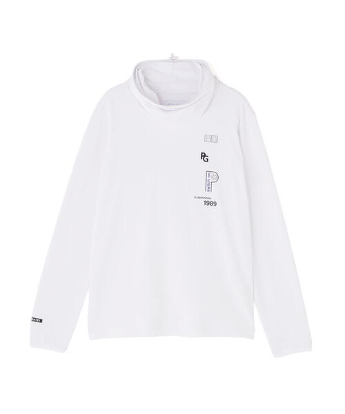 PEARLY GATES(パーリーゲイツ)の「【PEARLY GATES】【PG BODY】ソマルティソロナストレッチカノコ長袖オフタートルネックカットソー(Tシャツ/カットソー・レディース・ブルー/ネイビー/ホワイト・LARGE/MEDIUM)」の7枚目の写真