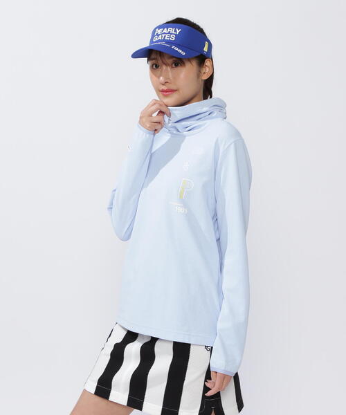 PEARLY GATES(パーリーゲイツ)の「【PEARLY GATES】【PG BODY】ソマルティソロナストレッチカノコ長袖オフタートルネックカットソー(Tシャツ/カットソー・レディース・ブルー/ネイビー/ホワイト・LARGE/MEDIUM)」の10枚目の写真