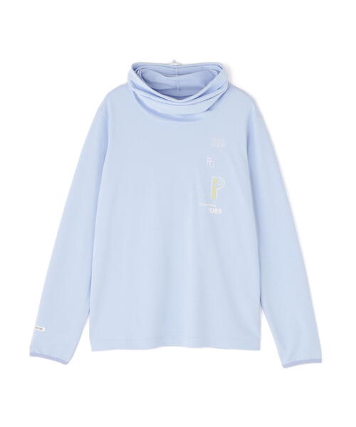 PEARLY GATES(パーリーゲイツ)の「【PEARLY GATES】【PG BODY】ソマルティソロナストレッチカノコ長袖オフタートルネックカットソー(Tシャツ/カットソー・レディース・ブルー/ネイビー/ホワイト・LARGE/MEDIUM)」の14枚目の写真