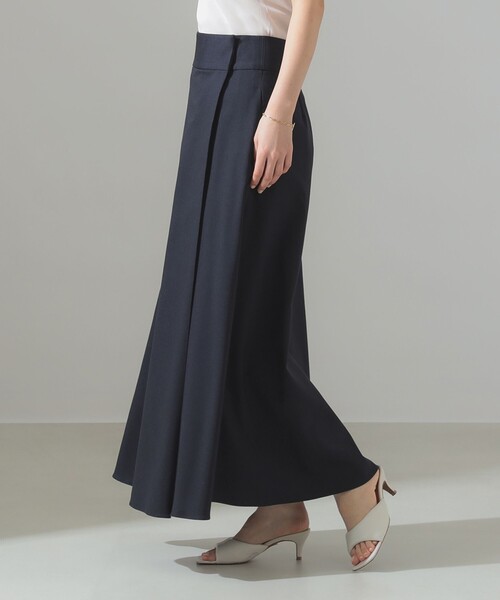 Demi-Luxe BEAMS（デミルクス ビームス）の「ワイドベルト フレアスカート [手洗い可]（スカート・レディース・ネイビー/ベージュ・36/38）」の13枚目の写真