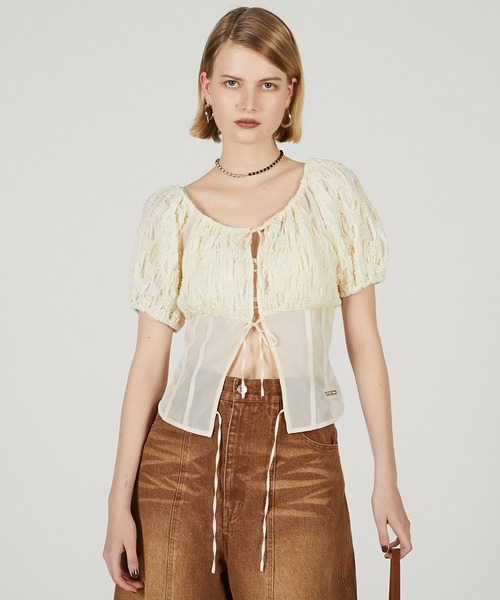 スモッキングパフトップ / Smocking Puff Top レディース セール】スモッキングパフトップ / Smocking Puff Top（その他
