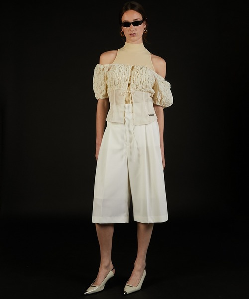 PRANK PROJECT（プランクプロジェクト）の「スモッキングパフトップ / Smocking Puff Top（その他トップス・レディース・ホワイト/ブラック・FREE）」の19枚目の写真