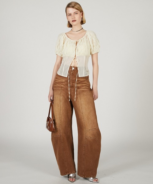 セール】スモッキングパフトップ / Smocking Puff Top（その他トップス
