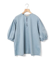 MidiUmi スキッパースモックシャツ