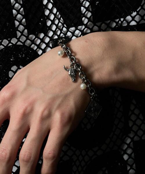 WEGO（ウィゴー）の「WEGO/モチーフMIXデザインブレス（ブレスレット・メンズ・その他3/その他2/その他1・FREE）」の3枚目の写真