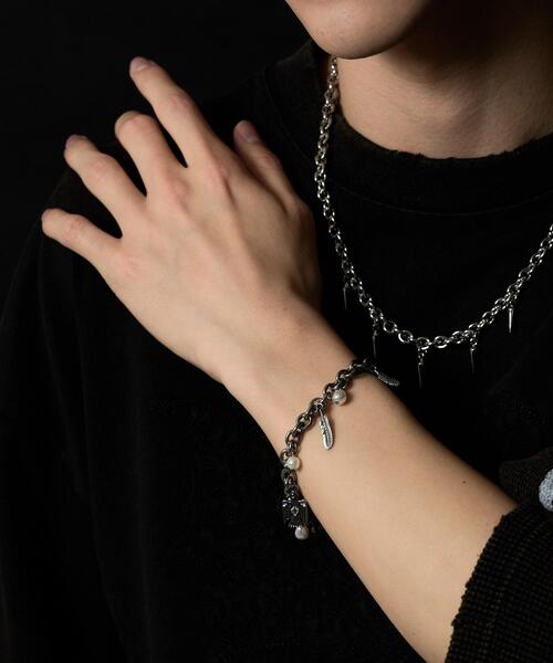 WEGO（ウィゴー）の「WEGO/モチーフMIXデザインブレス（ブレスレット・メンズ・その他3/その他2/その他1・FREE）」の7枚目の写真