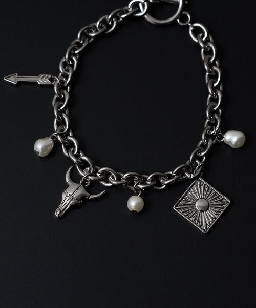 WEGO（ウィゴー）の「WEGO/モチーフMIXデザインブレス（ブレスレット・メンズ・その他3/その他2/その他1・FREE）」の14枚目の写真