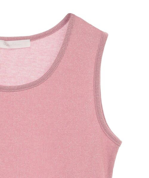 Petit fleur(プチフルール)の「・Petit Fleur ラメリブタンクトップ(タンクトップ・レディース・ホワイト/ブラック/その他6/ブルー/イエロー/ピンク・FREE)」の16枚目の写真