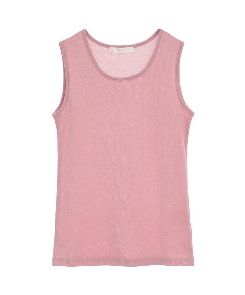 Petit fleur(プチフルール)の「・Petit Fleur ラメリブタンクトップ(タンクトップ・レディース・ホワイト/ブラック/その他6/ブルー/イエロー/ピンク・FREE)」の10枚目の写真