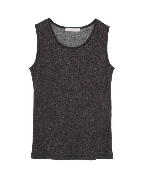 Petit fleur(プチフルール)の「・Petit Fleur ラメリブタンクトップ(タンクトップ・レディース・ホワイト/ブラック/その他6/ブルー/イエロー/ピンク・FREE)」の7枚目の写真