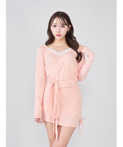 カシュクールギャザーセットアップ（セットアップ）｜Darich