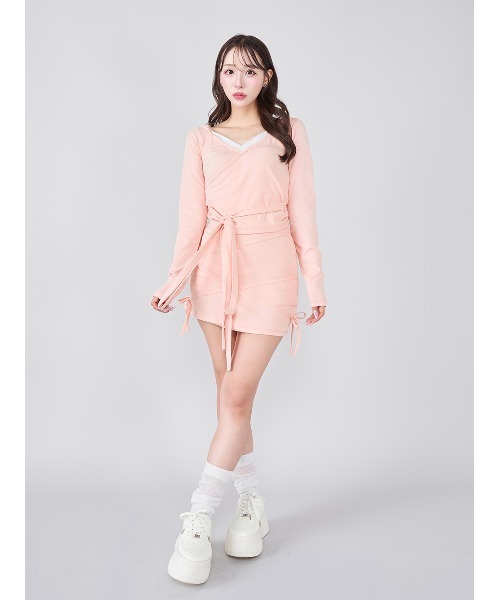 カシュクールギャザーセットアップ（セットアップ）｜Darich