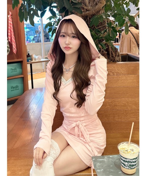 カシュクールギャザーセットアップ（セットアップ）｜Darich