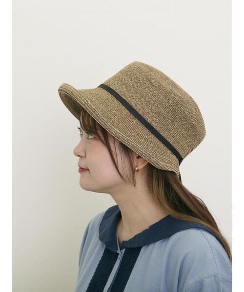 Samansa Mos2(サマンサ モスモス)の「【吸水速乾/消臭効果】ブレードハット(ハット・レディース・ブラウン/ベージュ・F)」の21枚目の写真