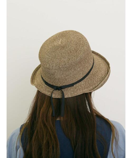 Samansa Mos2(サマンサ モスモス)の「【吸水速乾/消臭効果】ブレードハット(ハット・レディース・ブラウン/ベージュ・F)」の22枚目の写真