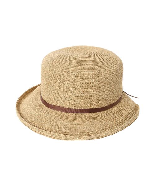 Samansa Mos2(サマンサ モスモス)の「【吸水速乾/消臭効果】ブレードハット(ハット・レディース・ブラウン/ベージュ・F)」の12枚目の写真