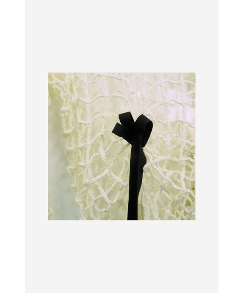 LOVE POMME POMME(ラブポムポム)の「String Knit Top(ニット/セーター・レディース・ホワイト・FREE)」の3枚目の写真