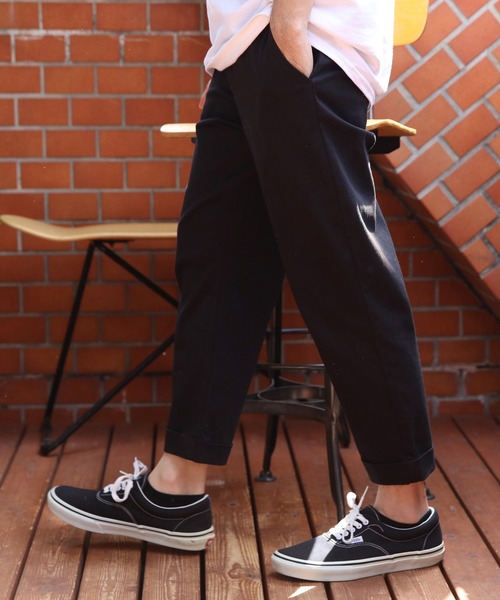 8(eight)(エイト)の「ストレッチチノクロップドパンツ(チノパンツ・メンズ・ブラック/ベージュ/ネイビー/グレー/レッド/チャコールグレー/ホワイト/オリーブ・SMALL/MEDIUM/X-LARGE/XX-LARGE/LARGE)」の12枚目の写真