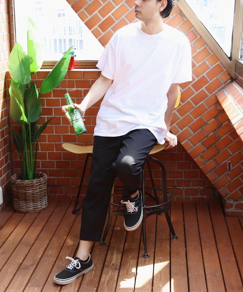 8(eight)(エイト)の「ストレッチチノクロップドパンツ(チノパンツ・メンズ・ブラック/ベージュ/ネイビー/グレー/レッド/チャコールグレー/ホワイト/オリーブ・SMALL/MEDIUM/X-LARGE/XX-LARGE/LARGE)」の17枚目の写真