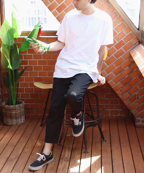 8(eight)(エイト)の「ストレッチチノクロップドパンツ(チノパンツ・メンズ・ブラック/ベージュ/ネイビー/グレー/レッド/チャコールグレー/ホワイト/オリーブ・SMALL/MEDIUM/X-LARGE/XX-LARGE/LARGE)」の18枚目の写真