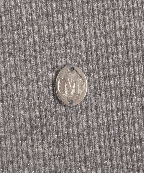 MUHET（ミュエータ）の「glitter ribbed one shoulder tops / ラメリブワンショルダートップス（Tシャツ/カットソー・レディース・ブラック/カーキ/杢グレー/オフホワイト・FREE）」の19枚目の写真