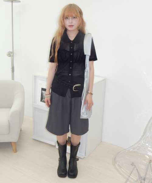 Birthday room(バースデイルーム)の「サテンリボントートバッグ/satin ribbon tote bag(トートバッグ・レディース・ブラック/シルバー/ライトブルー・FREE)」の22枚目の写真