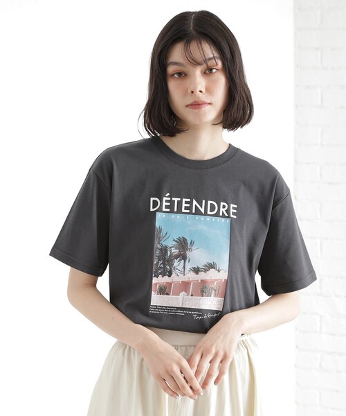 tシャツ 「接触冷感・UVケア・洗える」ロゴＴＥＥ カットソー レディース ICB tシャツ 「接触冷感・UVケア・洗える」ロゴTEE