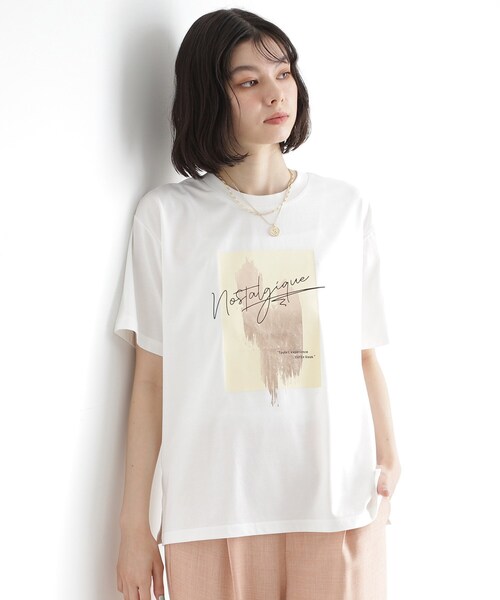 tシャツ 「洗える」シアーTEE レディース ◇【7.16新色入荷/UV/接触冷感/洗濯OK/毛玉になりにくい】袖