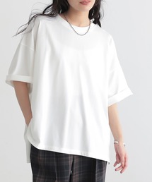接触冷感オーバーサイズTシャツ【サスティナブル】