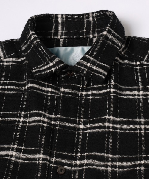 Dulcamara(ドゥルカマラ)の「ワイドBOXシャツ-C(シャツ/ブラウス・メンズ・ブルー/ブラック・0/1)」の16枚目の写真