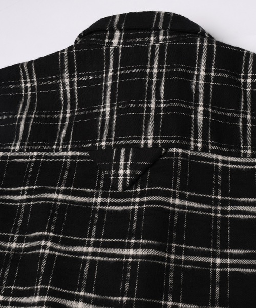 Dulcamara(ドゥルカマラ)の「ワイドBOXシャツ-C(シャツ/ブラウス・メンズ・ブルー/ブラック・0/1)」の20枚目の写真