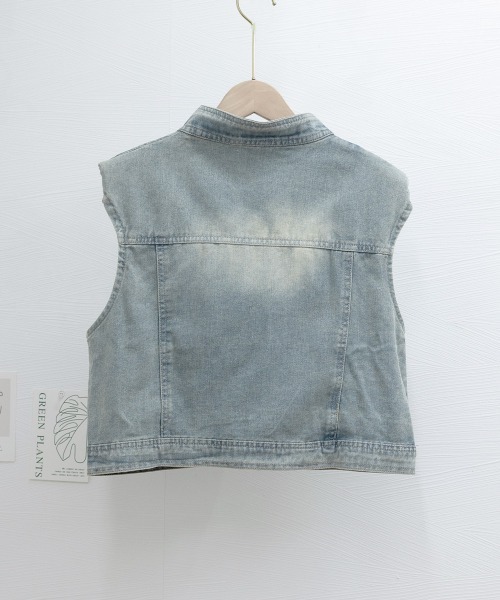 Miniministore（ミニミニストア）の「デニムベスト レディース デニムチョッキ（ベスト・レディース・ブルー・M/L）」の9枚目の写真