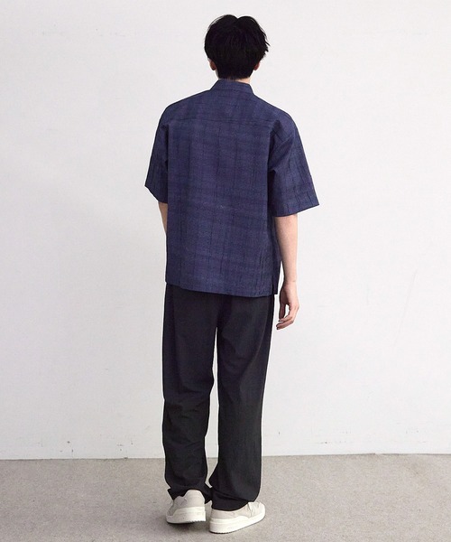 RATTLE TRAP(ラトルトラップ)の「デニムライクワッシャー半袖シャツ(シャツ/ブラウス・メンズ・ブラック/ネイビー・M/L)」の8枚目の写真