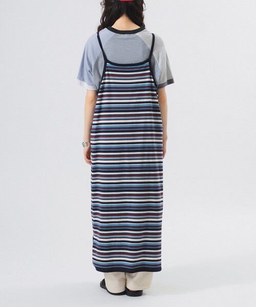 BEAMS BOY（ビームスボーイ）の「マルチボーダー ワンピース（ワンピース・レディース・ネイビー/イエロー/ミント・ONE SIZE）」の15枚目の写真