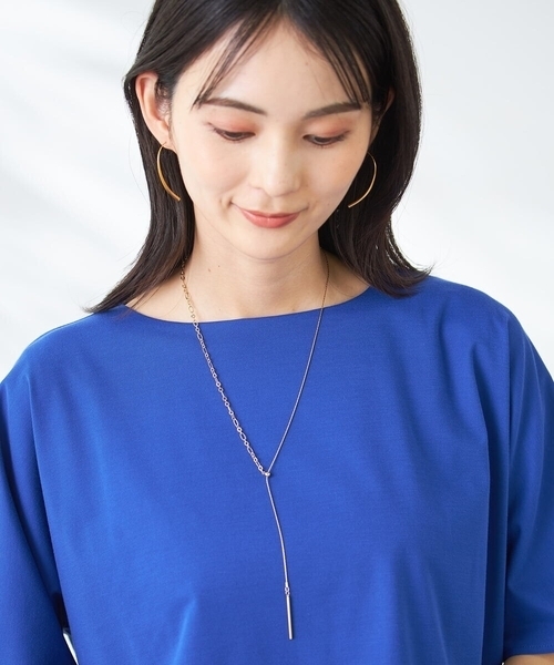 a.v.v（アーヴェヴェ）の「チェーンコンビスライドネックレス（ネックレス・レディース・ゴールド/シルバー・38）」の3枚目の写真