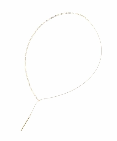 a.v.v（アーヴェヴェ）の「チェーンコンビスライドネックレス（ネックレス・レディース・ゴールド/シルバー・38）」の9枚目の写真