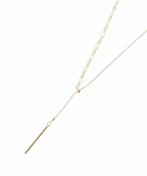a.v.v（アーヴェヴェ）の「チェーンコンビスライドネックレス（ネックレス・レディース・ゴールド/シルバー・38）」の10枚目の写真