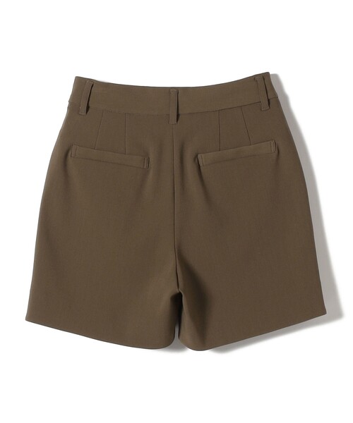 セール】小泉里子コラボ:〈手洗い可能〉ダブル クロス ショート パンツ