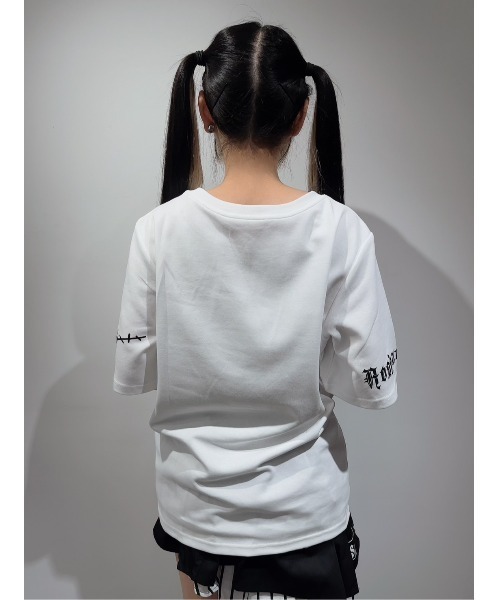 A'GEM/9 × .kom 『AOSPACE』アンピンプリント半袖Tシャツ
