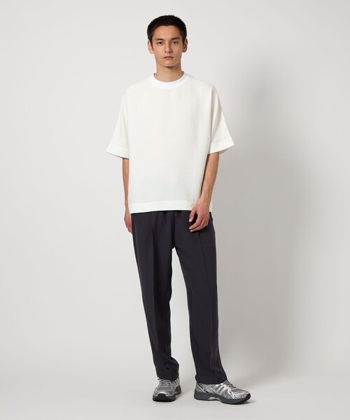 UNITED ARROWS & SONS by DAISUKE OBANA（ユナイテッドアローズアンドサンズバイダイスケオバナ）の「＜D.O UNITED ARROWS BY DAISUKE OBANA＞Ⅰ D/SL TEE/Tシャツ（Tシャツ/カットソー・メンズ・ブラック/モカ/ネイビー/ホワイト/グレー系・S/M/L/XL）」の7枚目の写真