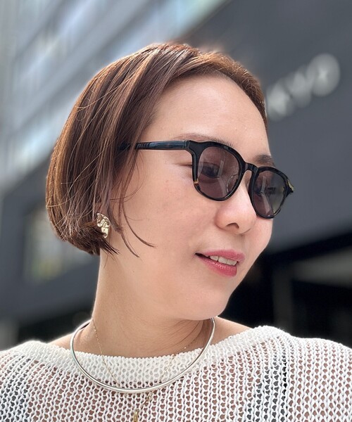 NOLLEY’S（ノーリーズ）の「ウェリントン型サングラス（サングラス・レディース・ライトカーキ/ライトブラウン/アッシュグレー/ライトグレー・FREE）」の14枚目の写真