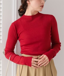 titivate | チクチクしないウールブレンドプチハイネックリブニット(ニット/セーター)