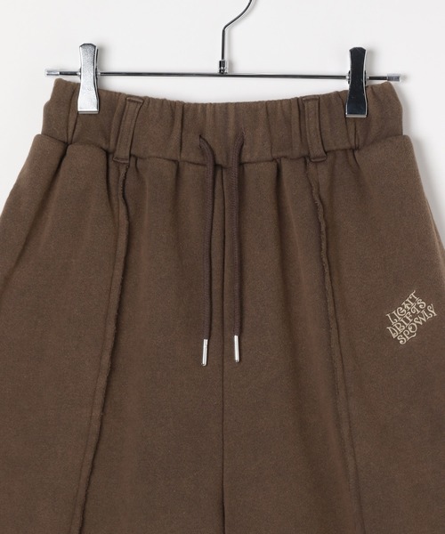 PBLIM（ページボーイリム）の「《UNISEX/セットアップ対応》ピグメントスウェットショートパンツ（その他パンツ・レディース・ブラウン/スミクロ・MEDIUM/LARGE）」の3枚目の写真