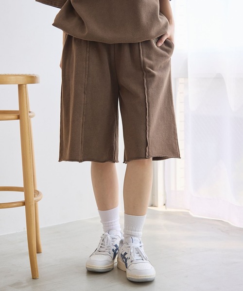 PBLIM（ページボーイリム）の「《UNISEX/セットアップ対応》ピグメントスウェットショートパンツ（その他パンツ・レディース・ブラウン/スミクロ・MEDIUM/LARGE）」の14枚目の写真
