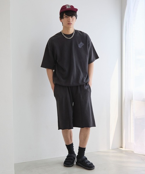 PBLIM（ページボーイリム）の「《UNISEX/セットアップ対応》ピグメントスウェットショートパンツ（その他パンツ・レディース・ブラウン/スミクロ・MEDIUM/LARGE）」の19枚目の写真