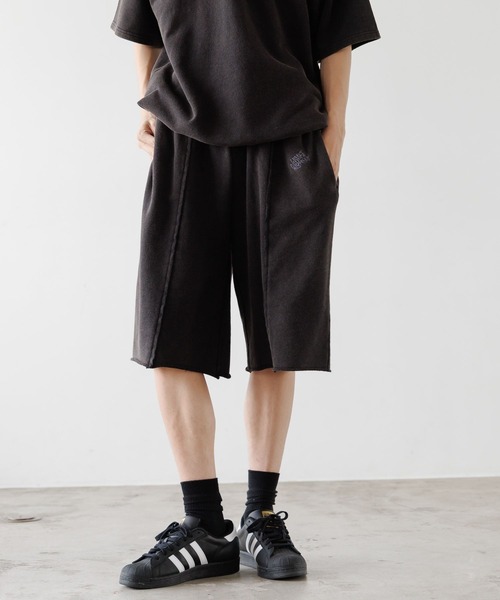PBLIM（ページボーイリム）の「《UNISEX/セットアップ対応》ピグメントスウェットショートパンツ（その他パンツ・レディース・ブラウン/スミクロ・MEDIUM/LARGE）」の21枚目の写真