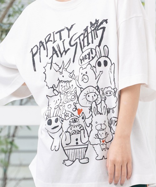 ScoLar - ScoLar Parity パパラビル柄BIG-Tシャツ 楽天市場】☆セール☆【ScoLar Parity スカラー パリティ